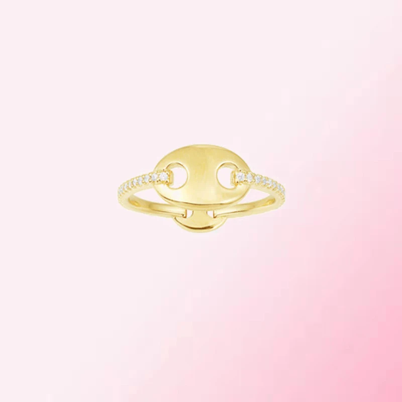 1:1 Make 925 Sterling Silver Customized Light Luxury Style Fashion Personalized Golden Ring
1:1 Make 925 Sterling Silver Customized Light Luxury Style Fashion Personalized Golden Ring
