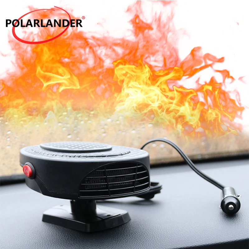 

12V/24V 150W Protable Auto Car Heater New Heating Fan defrosting Cool & Warm Demister Two in One Function 360° Rotating bracket