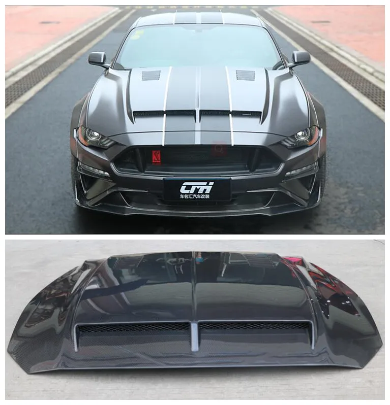 High quality Carbon Fiber Clear Glass Front Bumper Engine Hood Vent Cover Fits For Ford Mustang 2018 2019 2020 2021
High quality Carbon Fiber Clear Glass Front Bumper Engine Hood Vent Cover Fits For Ford Mustang 2018 2019 2020 2021