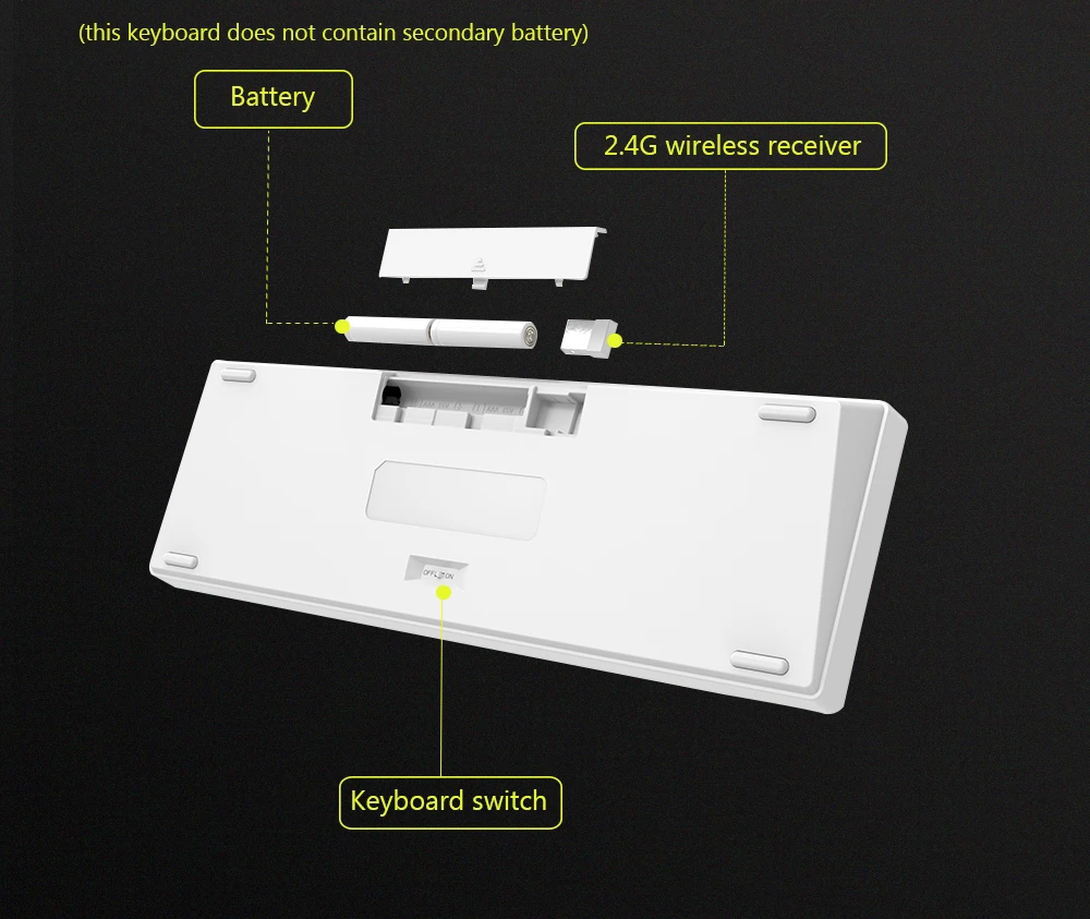 Metoo tablet Wireless Gaming Mechanical Keyboard For iPad Teclado Bluetooth-compatible iOS Android Windows | Компьютеры и офис