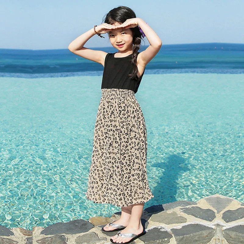 Dress for girls fashion sweet Stitching leopard leisure princess dresses 3-15year old middle Older children Quality Kids clothes
Dress for girls fashion sweet Stitching leopard leisure princess dresses 3-15year old middle Older children Quality Kids clothes