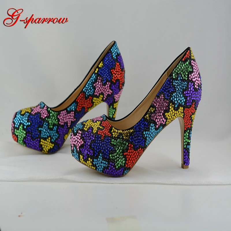 Mix Rhinestone Wedding Shoes Customized Bridal Dress Shoes function party Pumps Plus Size 43
Mix Rhinestone Wedding Shoes Customized Bridal Dress Shoes function party Pumps Plus Size 43