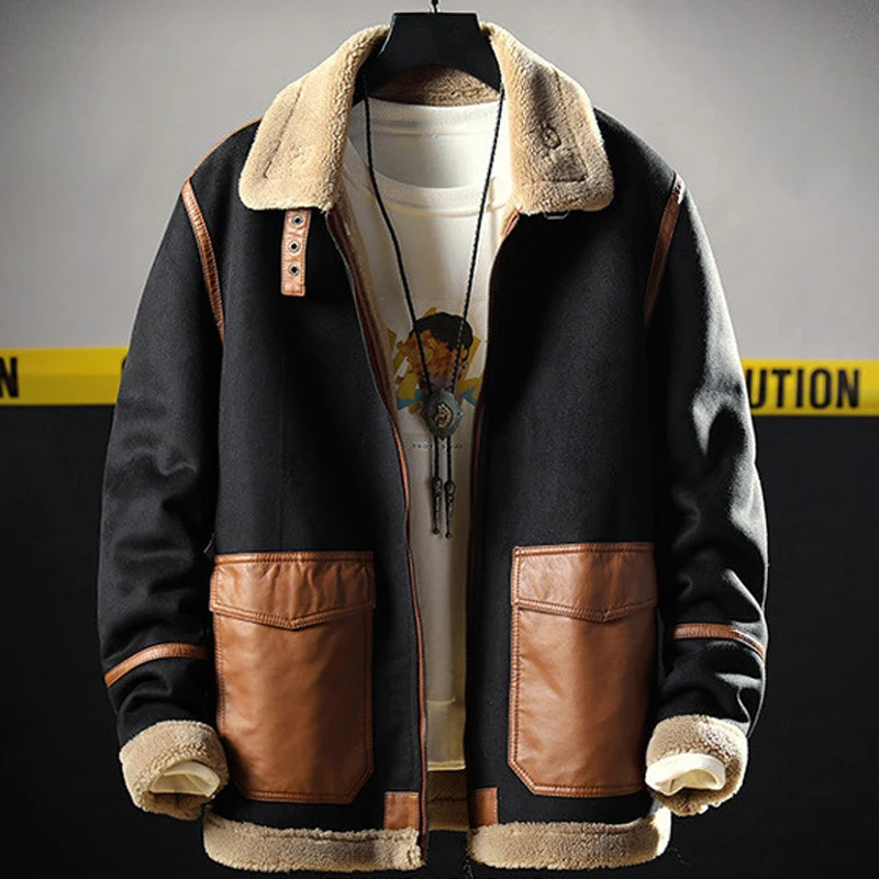 Fashion Vintage Mens Fur Leather Jackets and Coats Winter Mens Fur Coats Plus Size 5XL Overcoat European and American Style A242
Fashion Vintage Mens Fur Leather Jackets and Coats Winter Mens Fur Coats Plus Size 5XL Overcoat European and American Style A242