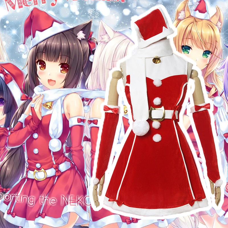 Game NEKOPARA Cosplay Costumes Christmas vanilla chocolat Cosplay Costume Clothes Christmas Suits Adult Women Cosplay Dresses
Game NEKOPARA Cosplay Costumes Christmas vanilla chocolat Cosplay Costume Clothes Christmas Suits Adult Women Cosplay Dresses