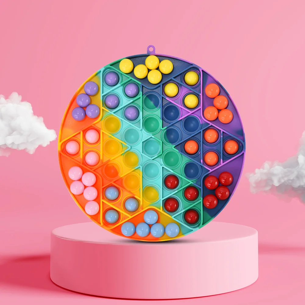 Checkers Push Bubble Fingertip Toys Anti-Stress Silicone Decompression Crafts Special Anti-Stress Game Fidget Toys
Checkers Push Bubble Fingertip Toys Anti-Stress Silicone Decompression Crafts Special Anti-Stress Game Fidget Toys