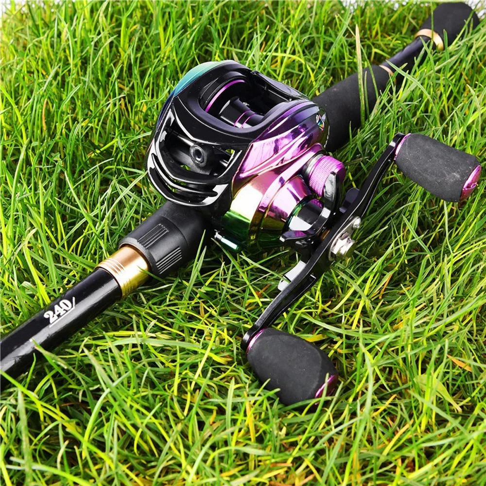 Fishing Rod and Reel 1.8m-2.4m Carbon Fiber Telescopic Casting Rod and 9+1BB 7.2:1 Gear Ratio Baitcasting Reel for Bass Fishing
Fishing Rod and Reel 1.8m-2.4m Carbon Fiber Telescopic Casting Rod and 9+1BB 7.2:1 Gear Ratio Baitcasting Reel for Bass Fishing