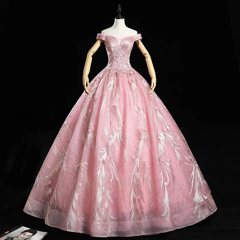 Vestidos De 15 anos Pink Quinceanera Dresses Off Shoulder Beading Lace Up Long Sweet 16 dress nuevos vestidos de quinceanera
Vestidos De 15 anos Pink Quinceanera Dresses Off Shoulder Beading Lace Up Long Sweet 16 dress nuevos vestidos de quinceanera