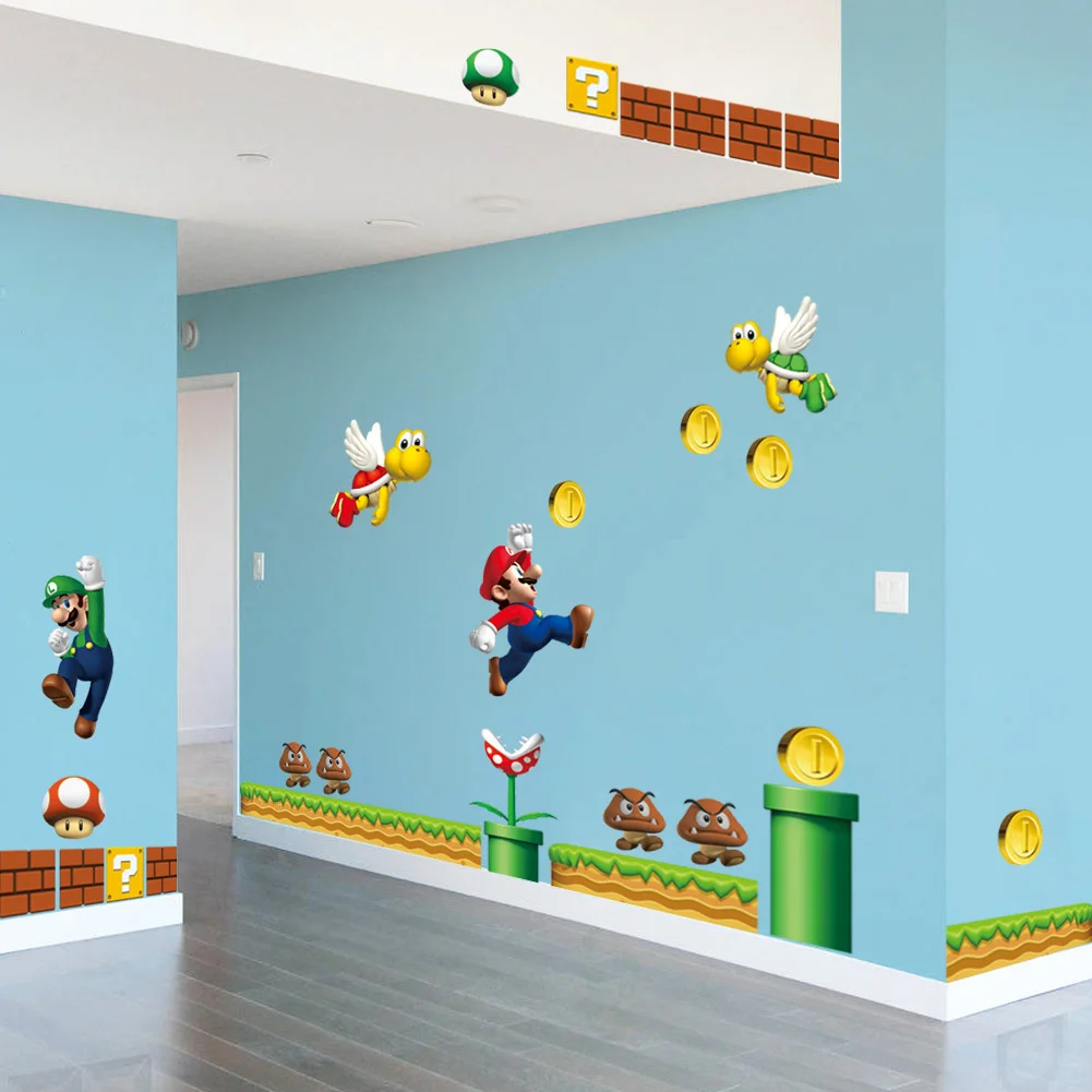 Cute Super Mario Vinyl Removable Wall Sticker Decal Home Decors Giant Bros Kids Removable Wall Window Sticker Home Decor Decal
Cute Super Mario Vinyl Removable Wall Sticker Decal Home Decors Giant Bros Kids Removable Wall Window Sticker Home Decor Decal
