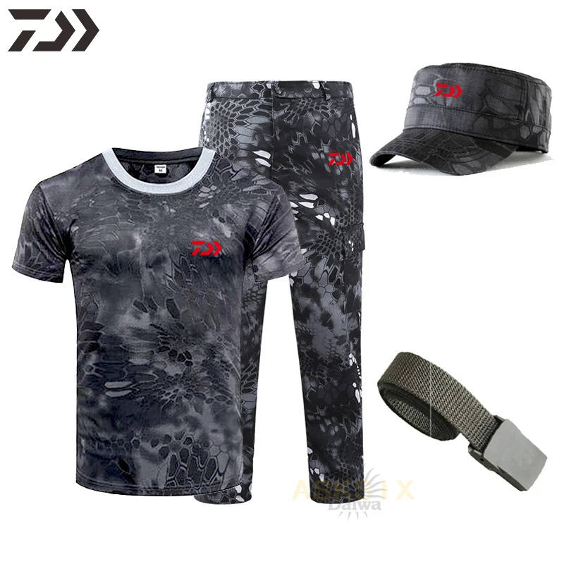 Daiwa Thin Short Sleeve Fishing Set Summer Men Camouflage Breathable Quick Dry Fishing Clothes Anti-sweat Tactics Fishing Shirt
Daiwa Thin Short Sleeve Fishing Set Summer Men Camouflage Breathable Quick Dry Fishing Clothes Anti-sweat Tactics Fishing Shirt