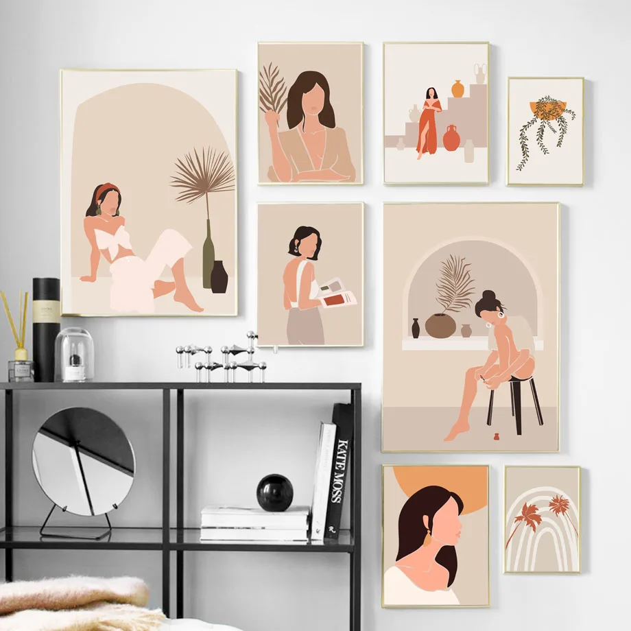 Fashion Girl Potted Plants Vintage Poster Wall Art Canvas Painting Nordic Posters And Prints Wall Pictures For Living Room Decor
Fashion Girl Potted Plants Vintage Poster Wall Art Canvas Painting Nordic Posters And Prints Wall Pictures For Living Room Decor