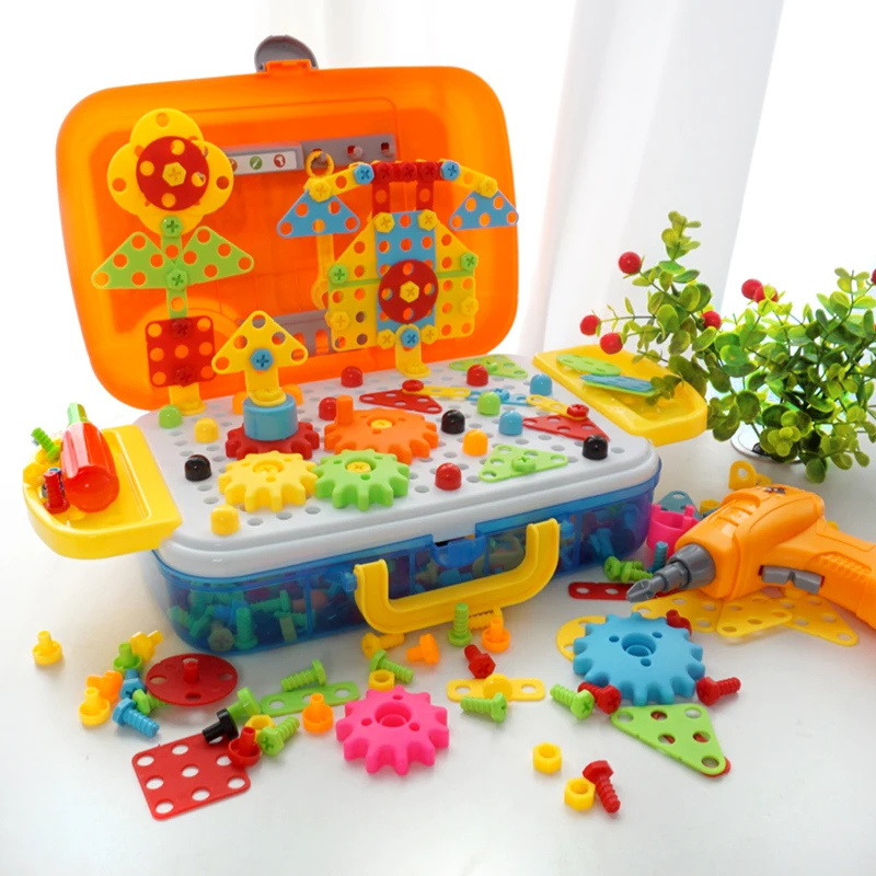 Electric Drill Toys Simulation Tool Toy Assembled Match DIY Set Model Kit Educational Building Toys Sets Screwing Toys
Electric Drill Toys Simulation Tool Toy Assembled Match DIY Set Model Kit Educational Building Toys Sets Screwing Toys