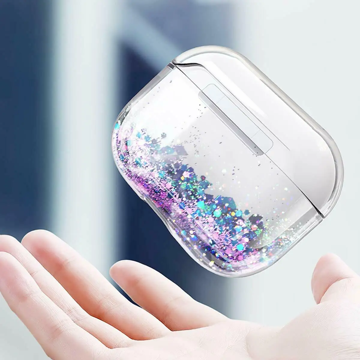 2021 Fashion For Apple AirPods Pro Case Liquid Glitter Cute Protective Cover + Keychain Clip
2021 Fashion For Apple AirPods Pro Case Liquid Glitter Cute Protective Cover + Keychain Clip