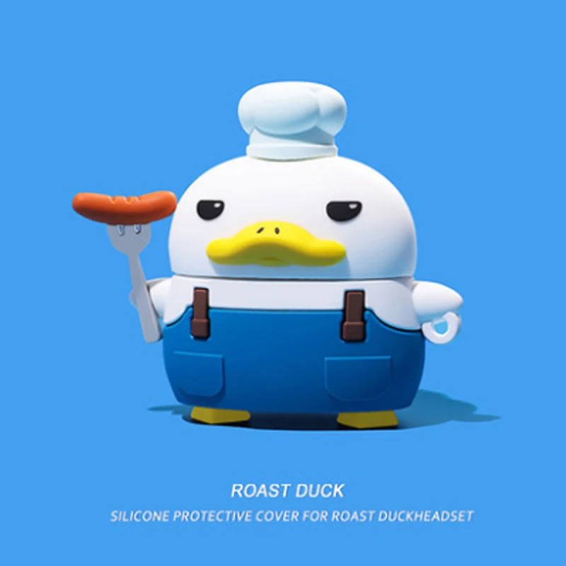 Airpods Protective Sleeve Airpodspro Silicone Soft Shell Wireless Bluetooth Headset Box Cover Cute Sausage Chef E-7-C
Airpods Protective Sleeve Airpodspro Silicone Soft Shell Wireless Bluetooth Headset Box Cover Cute Sausage Chef E-7-C