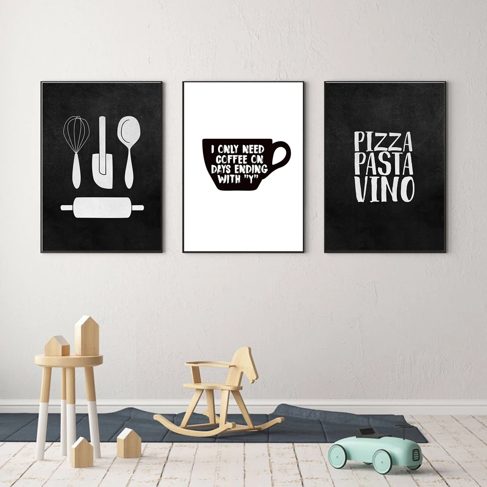 Black and White Kitchen Utensils Wall Art Canvas Painting Nordic Posters and Prints Wall Pictures for Living Home Decoration
Black and White Kitchen Utensils Wall Art Canvas Painting Nordic Posters and Prints Wall Pictures for Living Home Decoration