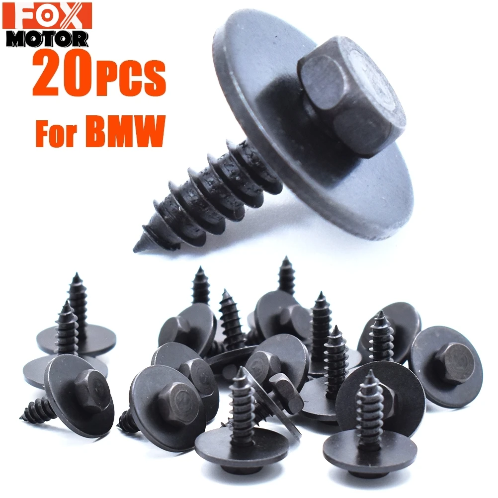 Винты с шестигранной головкой, самонарезающие болты, щитки днища, фиксатор брызговика для BMW 125i 323i 325i 328i 525i 528i X3 X5, 20 шт.
Винты с шестигранной головкой, самонарезающие болты, щитки днища, фиксатор брызговика для BMW 125i 323i 325i 328i 525i 528i X3 X5, 20 шт.