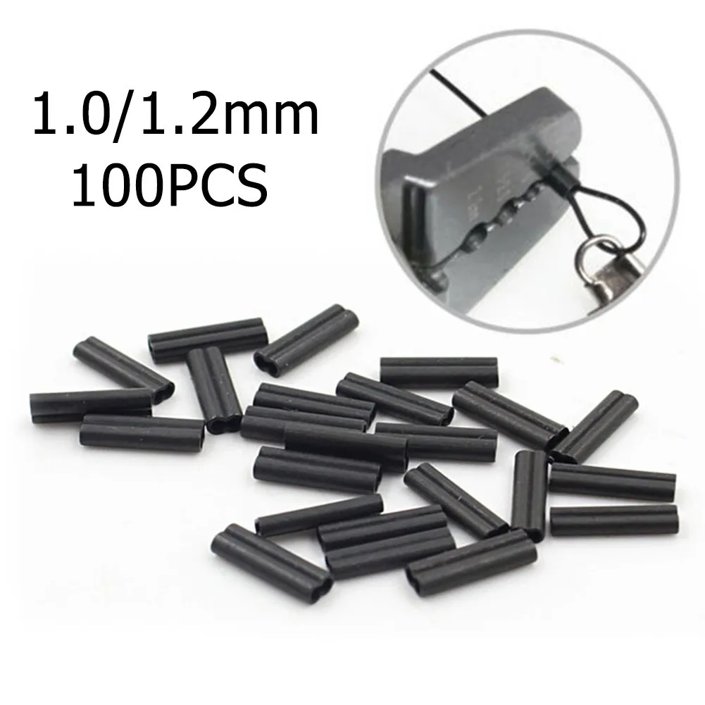 100Pcs Double Barrel Crimp Sleeve Fishing Line Wire Leader Copper Tube Connector Fishing Wire Sleeve Barrel Copper Crimp Sleeves
100Pcs Double Barrel Crimp Sleeve Fishing Line Wire Leader Copper Tube Connector Fishing Wire Sleeve Barrel Copper Crimp Sleeves