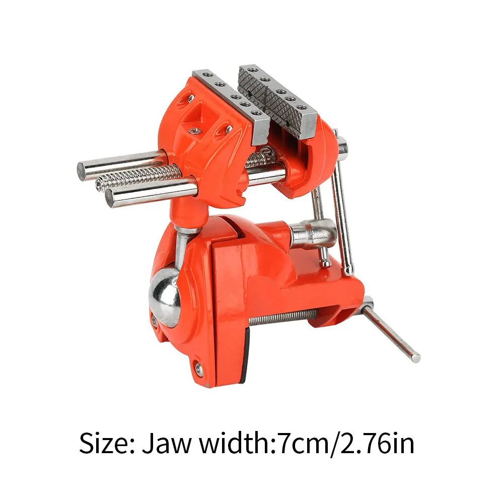 Rotatable Table Vice 360 Degree Rotatable 70mm Jaw Width Mini Universal Bench Vice Table Clamp For Woodworking DIY Repairs
Rotatable Table Vice 360 Degree Rotatable 70mm Jaw Width Mini Universal Bench Vice Table Clamp For Woodworking DIY Repairs
