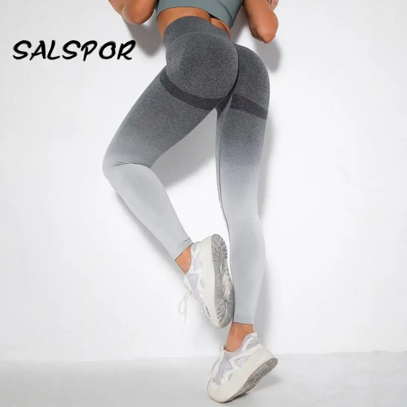 SALSPOR Women Seamless Ombre Fitness Leggings Gym Sports High Waist Leggins Mujer Squart Proof Workout Pants Athletic Quick Dry
SALSPOR Women Seamless Ombre Fitness Leggings Gym Sports High Waist Leggins Mujer Squart Proof Workout Pants Athletic Quick Dry