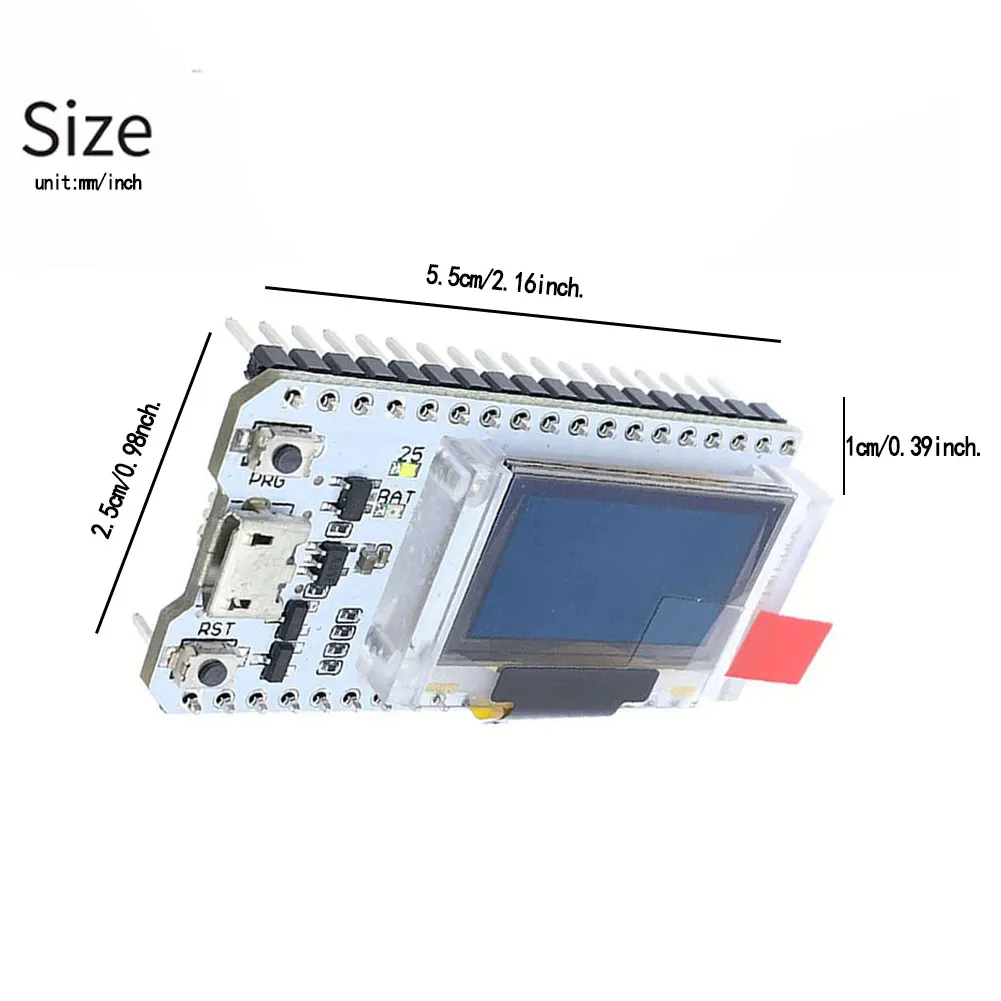 ESP32 OLED WiFi Kit ESP-32 0.96 Inch Blue OLED Display WiFi+Bluetooth CP2012 Internet Development Board for SP8266 NodeMCU
ESP32 OLED WiFi Kit ESP-32 0.96 Inch Blue OLED Display WiFi+Bluetooth CP2012 Internet Development Board for SP8266 NodeMCU