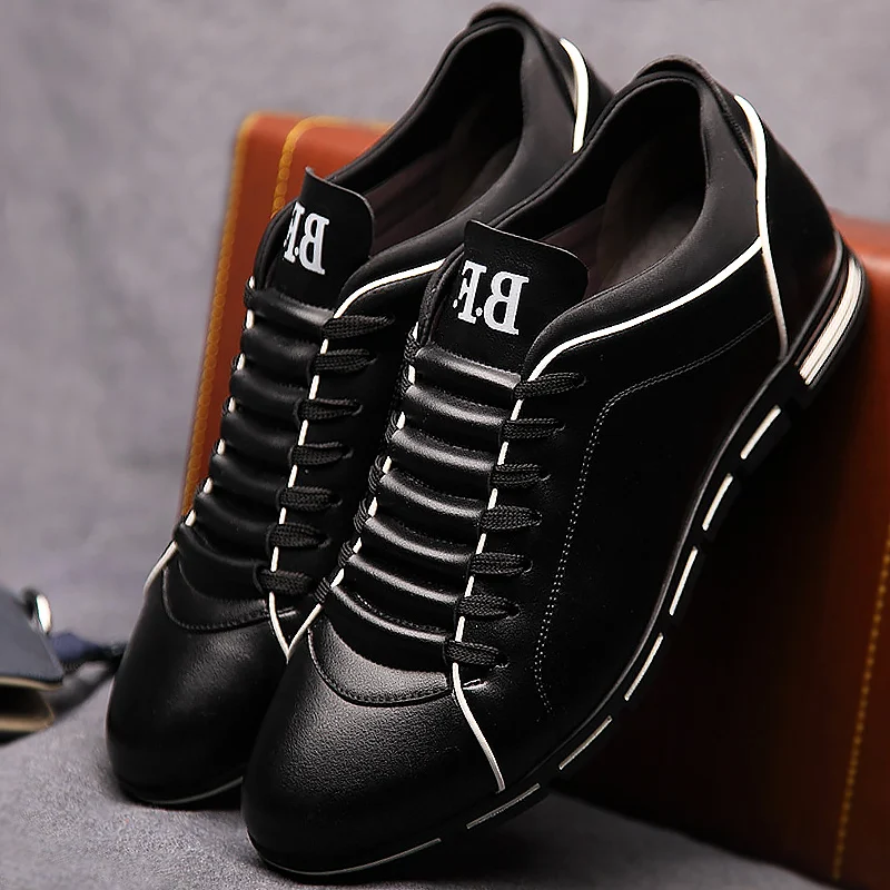 Spring Autumn New Men Shoes Casual Sneakers Fashion Solid Leather Shoes Formal Business Sport Flat Round Toe Light Breathable
Spring Autumn New Men Shoes Casual Sneakers Fashion Solid Leather Shoes Formal Business Sport Flat Round Toe Light Breathable