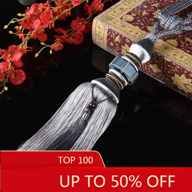High-End Curtain Tassels New Chinese Style Hanging Ball Pack Silk Ball Hook Tassel Spot living room decoration topiary ball
High-End Curtain Tassels New Chinese Style Hanging Ball Pack Silk Ball Hook Tassel Spot living room decoration topiary ball