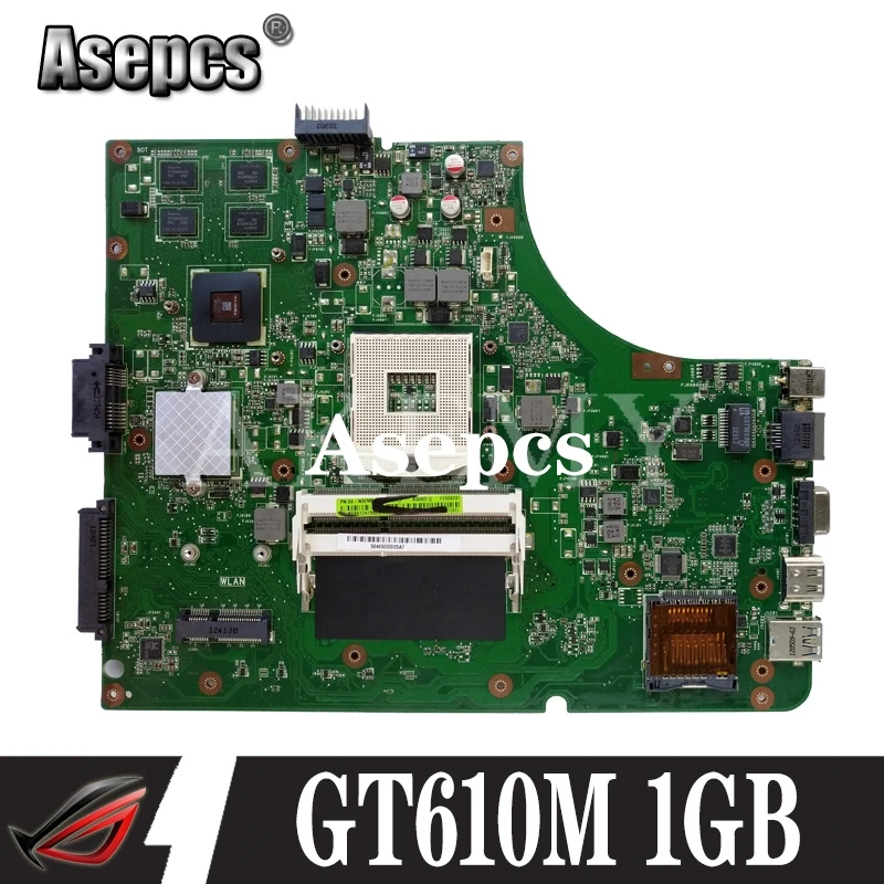 Для For Asus K53SD K53S A53S материнская плата для ноутбука Материнская тест 100% OK GT610M 1GB