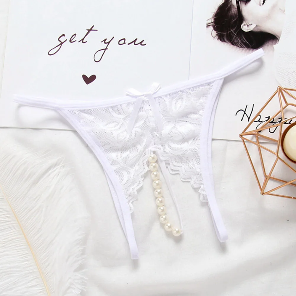 1 PCs Women Sexy Opening Crotch Panties Massage Pearl Lace G-string Erotic Lingerie
1 PCs Women Sexy Opening Crotch Panties Massage Pearl Lace G-string Erotic Lingerie