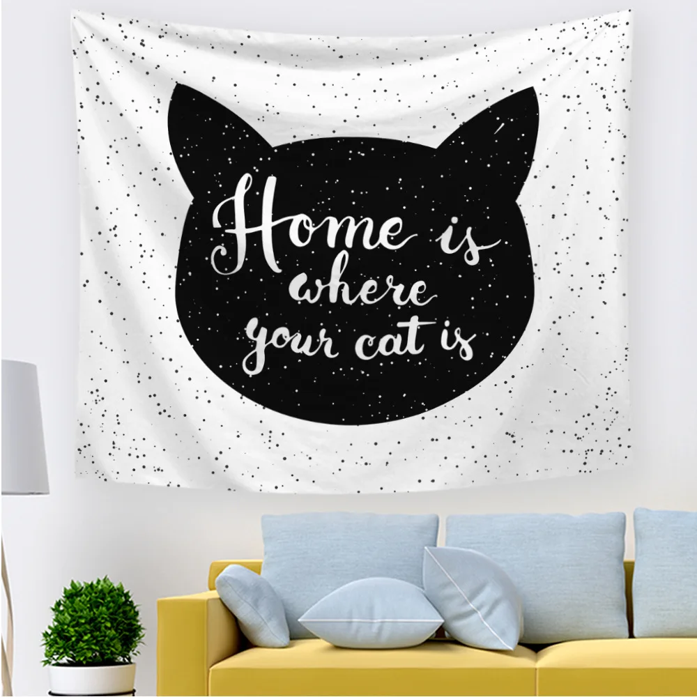 Moon Wolf Tapestry Black Cat Pet Wall Hanging Blanket New Arrival Livingroom Wall Carpet
Moon Wolf Tapestry Black Cat Pet Wall Hanging Blanket New Arrival Livingroom Wall Carpet
