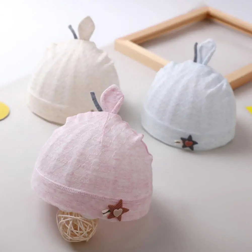 Good-looking Baby Hat Embroidery Letter Print Cartoon Ears Sweat Absorption Skin Friendly Infant Beanie Cap for Summer
Good-looking Baby Hat Embroidery Letter Print Cartoon Ears Sweat Absorption Skin Friendly Infant Beanie Cap for Summer