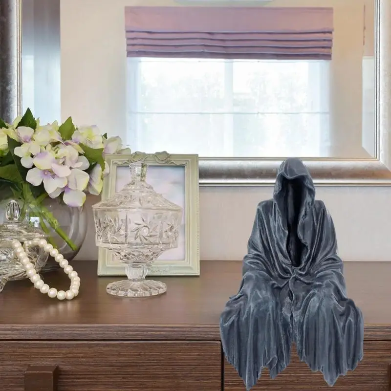 Gothic Decor Figurine Delicate Waterproof Resin Outdoor Decoration Reaper Statue Sitting Statue Resin Desktop Ornament Sculpture 
Gothic Decor Figurine Delicate Waterproof Resin Outdoor Decoration Reaper Statue Sitting Statue Resin Desktop Ornament Sculpture