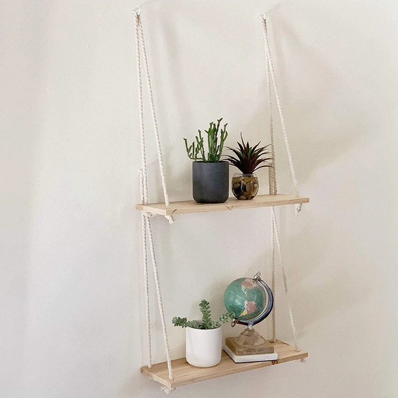 Wall Decoration Hanging Rope Storage Rack Flower Pot Storage Rack Wall Hanging Plank Hanging Ornaments
Wall Decoration Hanging Rope Storage Rack Flower Pot Storage Rack Wall Hanging Plank Hanging Ornaments