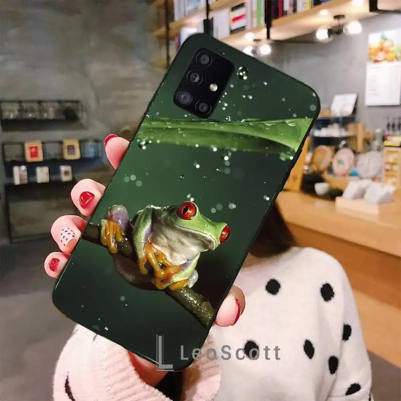 Tree frog Phone Case For Samsung A40 A31 A50 A51 A71 A20E A20S S8 S9 S10 S20 Plus note 20 ultra
Tree frog Phone Case For Samsung A40 A31 A50 A51 A71 A20E A20S S8 S9 S10 S20 Plus note 20 ultra