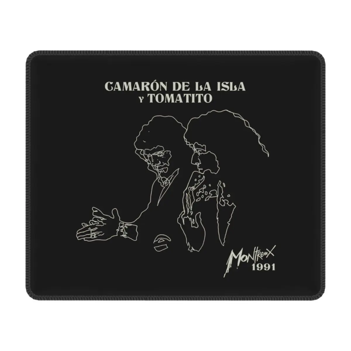 Игровой коврик для мыши Camaron De La Island Нескользящий Резиновый базовый офиса