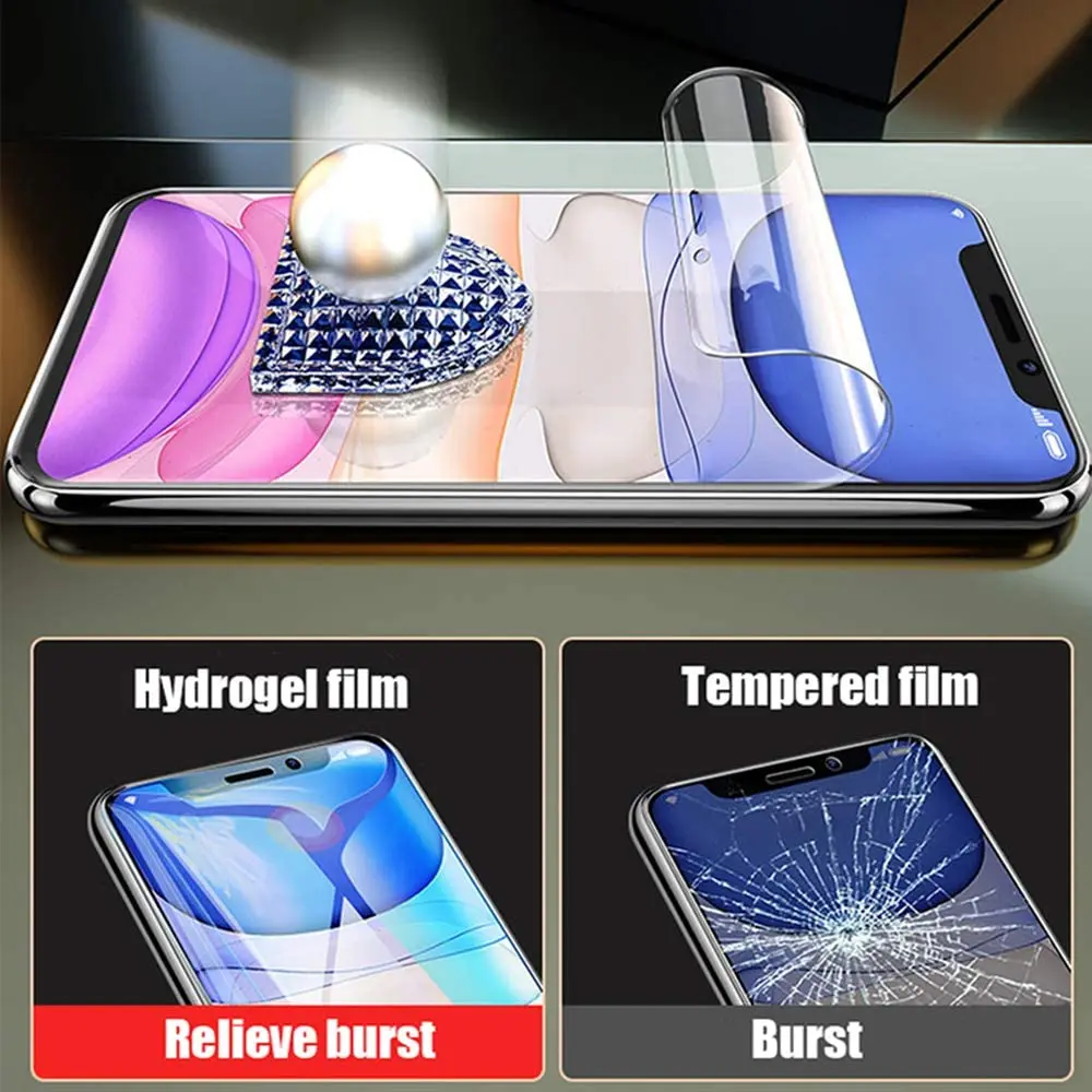Гидрогелевая пленка с изогнутыми краями и полным покрытием для Asus Zenfone 4 ZE554KL