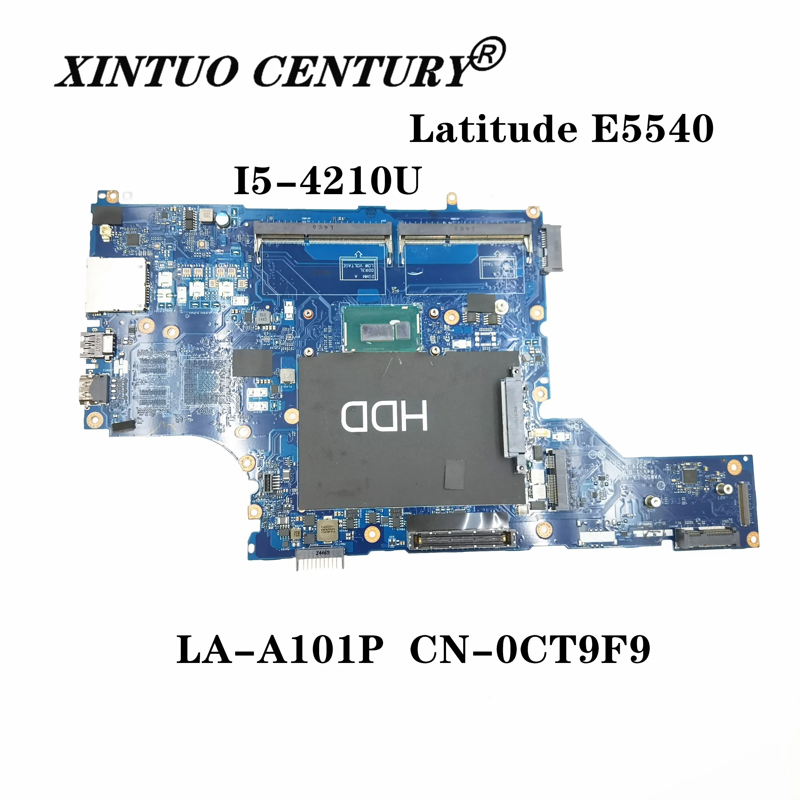 VAW50 LA-A101P For DELL Latitude E5540 Laptop Motherboard CN-0CT9F9 0CT9F9 CT9F9 With SR1EF I5-4210U CPU full test
VAW50 LA-A101P For DELL Latitude E5540 Laptop Motherboard CN-0CT9F9 0CT9F9 CT9F9 With SR1EF I5-4210U CPU full test