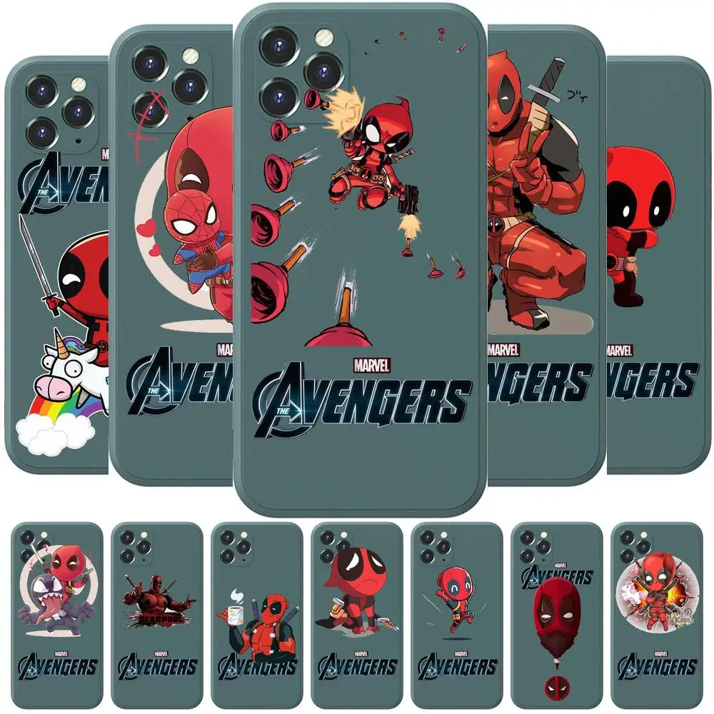 Marvel Avengers Deadpool Anime Phone Case cover For iphone 12 Pro Max 11 8 7 6 S XR PLUS X XS SE 2020 mini cell shell Army gree
Marvel Avengers Deadpool Anime Phone Case cover For iphone 12 Pro Max 11 8 7 6 S XR PLUS X XS SE 2020 mini cell shell Army gree