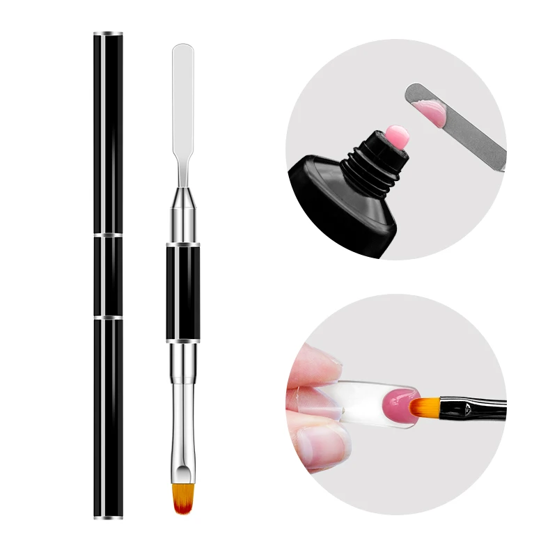 1PC Dual Ended Nail Art Acrylic UV Gel Extension Builder Flower Painting Pen Brush UV Gel Remover Spatula Stick Manicure Tool
1PC Dual Ended Nail Art Acrylic UV Gel Extension Builder Flower Painting Pen Brush UV Gel Remover Spatula Stick Manicure Tool