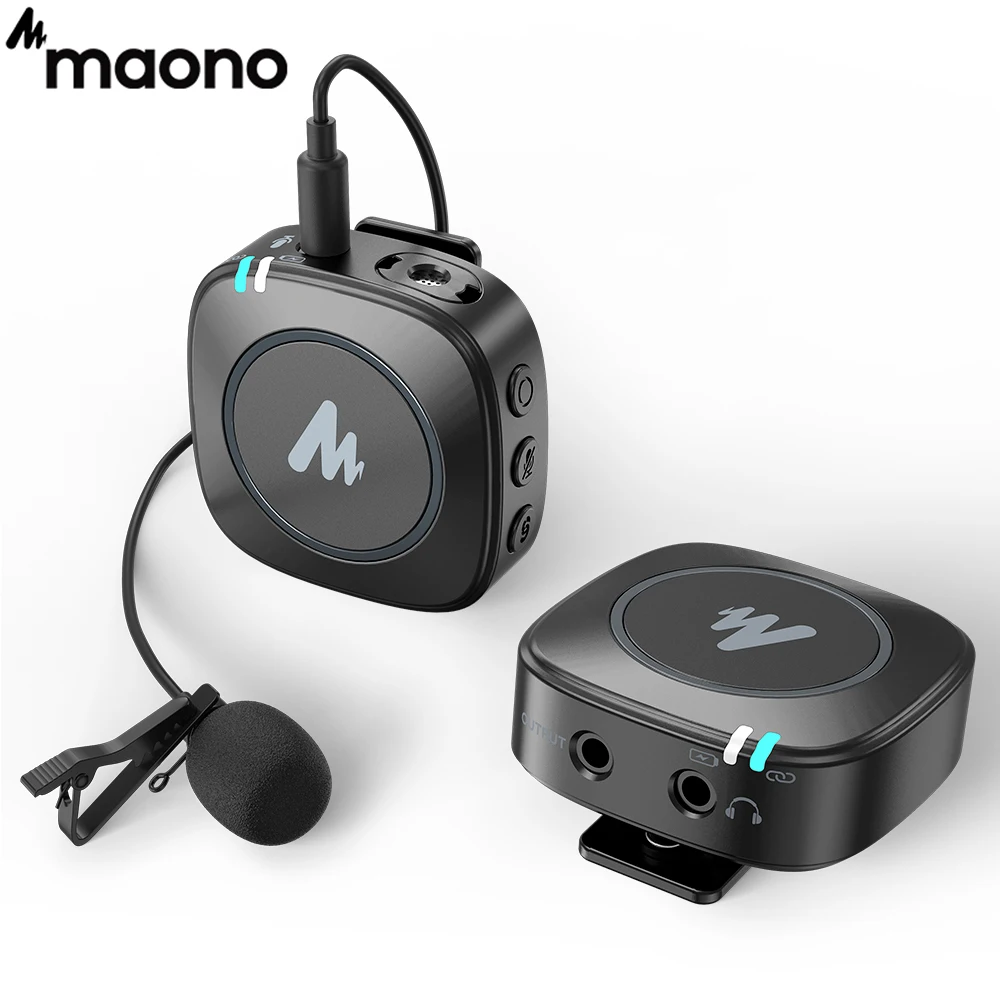 Беспроводной микрофон MAONO WM820 2 4 ГГц стабильная передача встроенный ручной