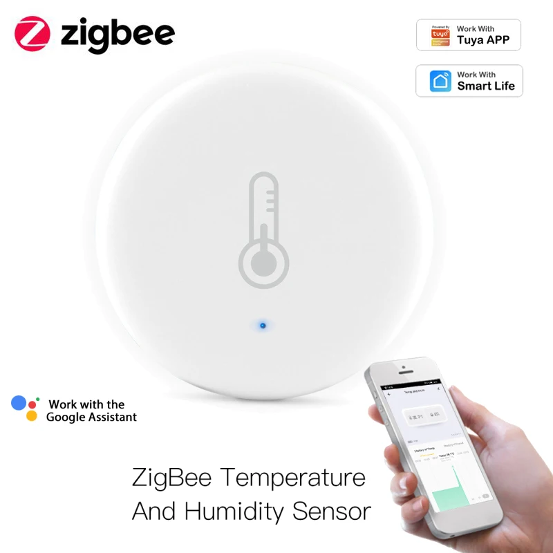 Tuya/Smart Life Zigbee3.0 Smart Temperature and Humidity Sensor Home Smart Indoor Air Detector Smart Home
Tuya/Smart Life Zigbee3.0 Smart Temperature and Humidity Sensor Home Smart Indoor Air Detector Smart Home