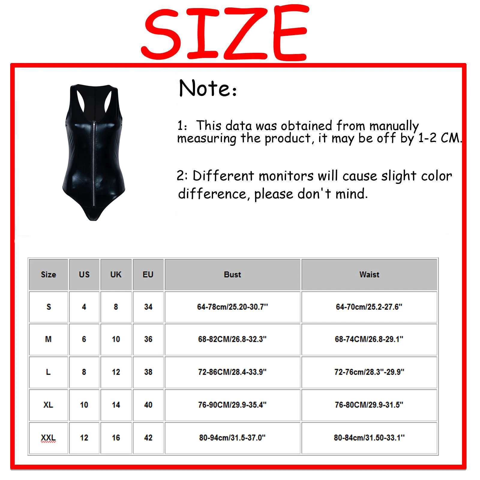Bodysuit Women 2021 Vogue Black Patent Leather Zipper One-Piece Lingerie Lady Fashion Party Club Skinny Tops Suspender Vest Sexy
Bodysuit Women 2021 Vogue Black Patent Leather Zipper One-Piece Lingerie Lady Fashion Party Club Skinny Tops Suspender Vest Sexy
