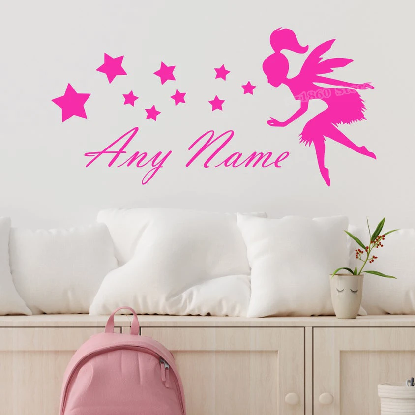 Персонализированные Имя Наклейка на стену фея со звездами для девочек, пользовательское имя наклейка на стену для детской комнаты девочек ...
Персонализированные Имя Наклейка на стену фея со звездами для девочек, пользовательское имя наклейка на стену для детской комнаты девочек ...
