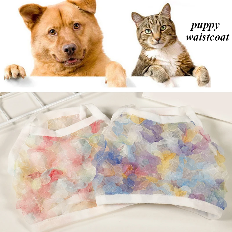 Pet Clothes Summer Lace Mesh Teddy Bichon Fighting Clothes Yorkshire Cat Clothes Dog Cat Vest Breathable Sunscreen Vest
Pet Clothes Summer Lace Mesh Teddy Bichon Fighting Clothes Yorkshire Cat Clothes Dog Cat Vest Breathable Sunscreen Vest