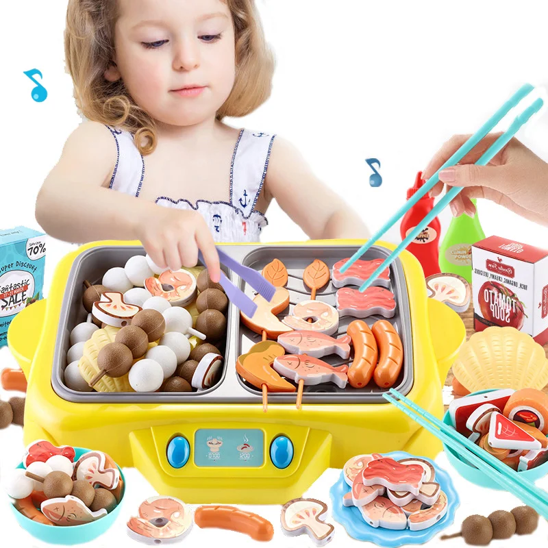 Children's Hot Pot Barbecue Toys Small Household Appliances Toys Simulation Spray Mini Kitchen Play House Educational Toys
Children's Hot Pot Barbecue Toys Small Household Appliances Toys Simulation Spray Mini Kitchen Play House Educational Toys