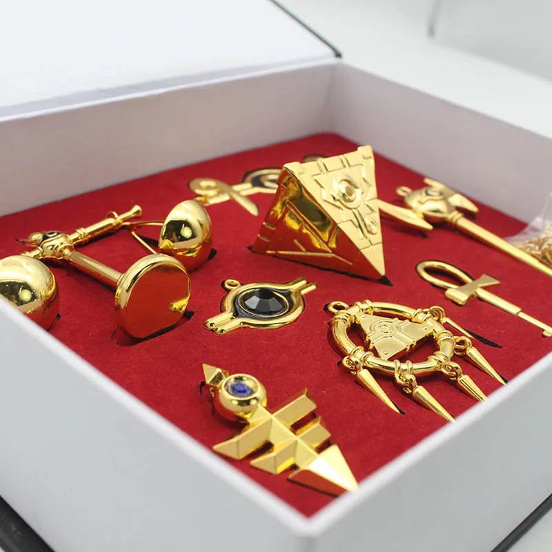 Yugioh Миллениум сокровища ожерелье кулон коллекция оружия набор с изображением