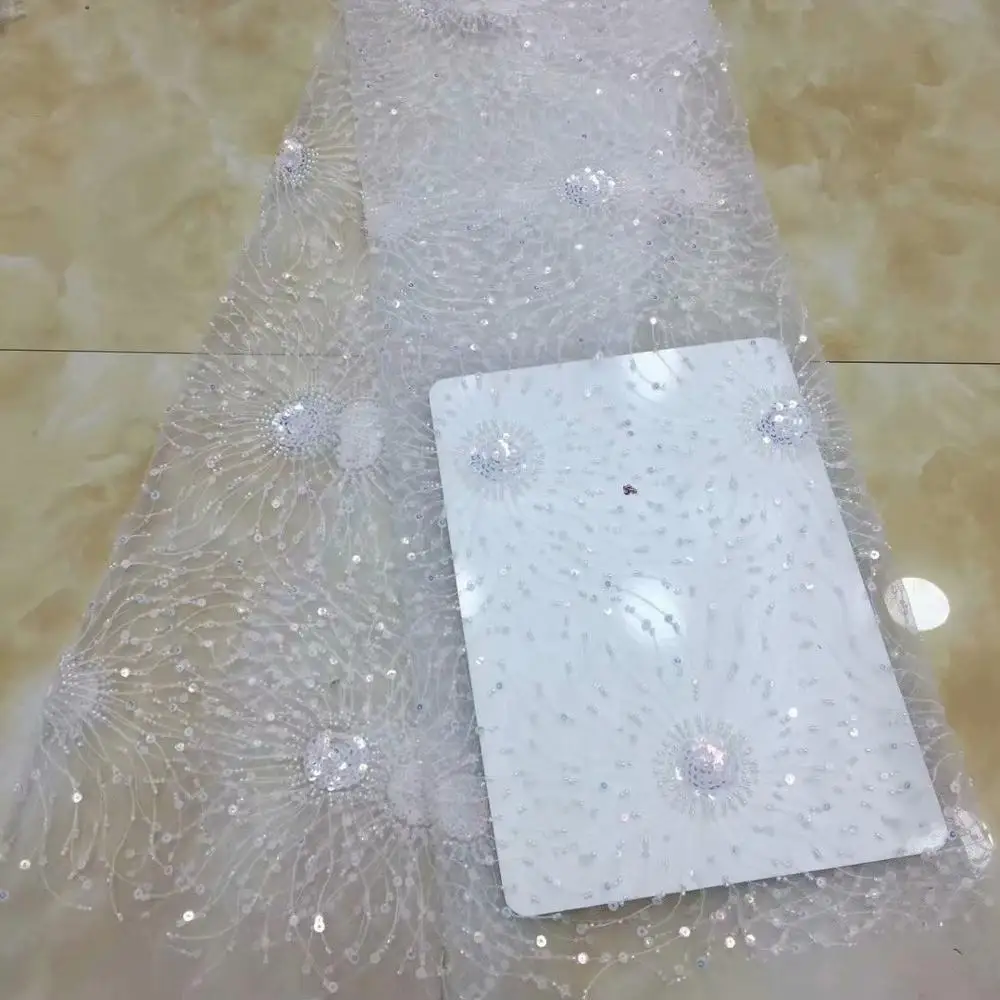 Circle Designs Sequins Lace Tulle Sequins Fabric Quality Beaded Mesh Cloth For Garment Sewing Dress
Circle Designs Sequins Lace Tulle Sequins Fabric Quality Beaded Mesh Cloth For Garment Sewing Dress