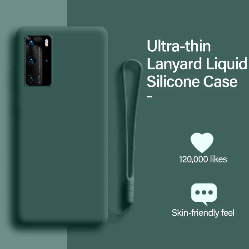 Ultra-thin Cute Lanyard Liquid Silicone Phone Case For Huawei P40 P30 P20 P10 Lite Pro Honor 20 9X Y9 Luxury Colorful Soft Cover
Ultra-thin Cute Lanyard Liquid Silicone Phone Case For Huawei P40 P30 P20 P10 Lite Pro Honor 20 9X Y9 Luxury Colorful Soft Cover