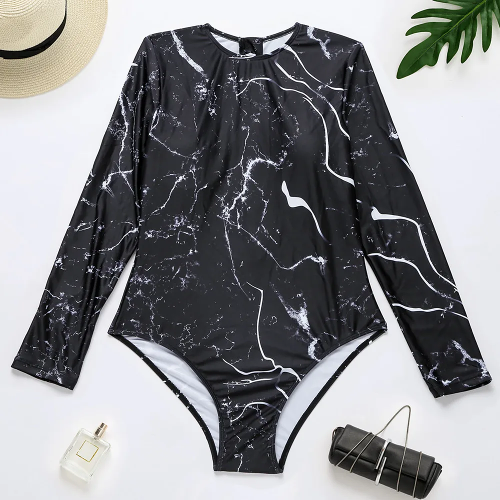 Print Floral One Piece Swimsuit Women Swimwear Monokini Long Sleeve Printed Female Bathing Suit Surfing Bodysuit Swim Wear Beach
Print Floral One Piece Swimsuit Women Swimwear Monokini Long Sleeve Printed Female Bathing Suit Surfing Bodysuit Swim Wear Beach