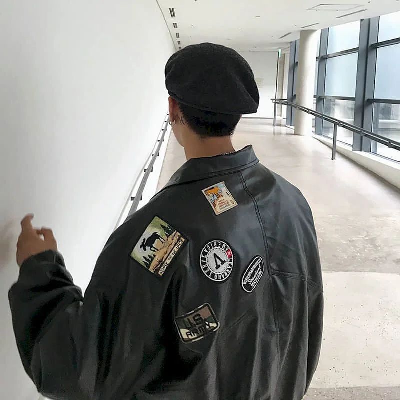 Leather Jacket Men 's Korean Style Handsome Bomb Street Motorcycle Baseball Uniform Casual Jacket for Spring and Autumn 2020
Leather Jacket Men 's Korean Style Handsome Bomb Street Motorcycle Baseball Uniform Casual Jacket for Spring and Autumn 2020