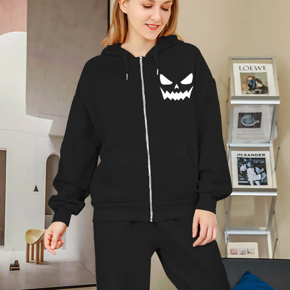 Punk Sweatshirts Zipper Hoodie Women Cotton Long Sleeve Hooded Sweatshirt Female Harajuku Ulzzang Streetwear Lady Gothic Clothes
Punk Sweatshirts Zipper Hoodie Women Cotton Long Sleeve Hooded Sweatshirt Female Harajuku Ulzzang Streetwear Lady Gothic Clothes