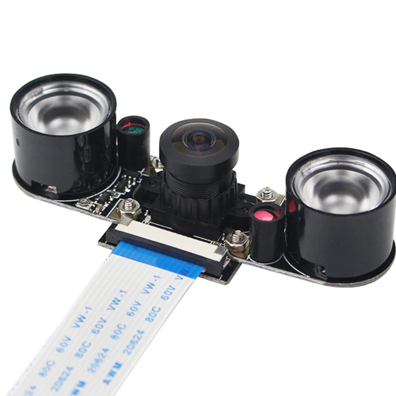 Веб-камера Raspberry Pi 4 Fisheye с широкоугольным регулируемым фокусом и ИК-датчиком светильник кой
Веб-камера Raspberry Pi 4 Fisheye с широкоугольным регулируемым фокусом и ИК-датчиком светильник кой